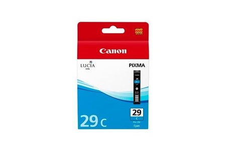 Canon, Canon Pgi-29C cyan Tintenpatrone, Canon Tintenpatrone, blau, PGI-29C, 4873B001, (36ml)