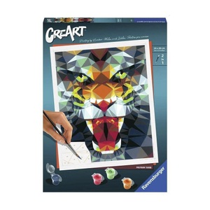 Walk On Water, Walk on Water Malen nach Zahlen, Ravensburger Malen nach Zahlen »MnZ Serie C Polygon Tiger«