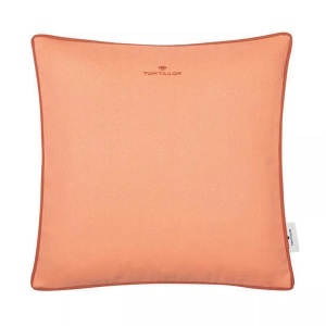 Tom Tailor, TOM TAILOR Kissenhülle »Dove Signature«, (1 St.), Tom Tailor Kissenhülle , T-Dovesignature75350-050-40-40 , Orange, Koralle , Textil , Uni , 40 cm , hochwertige Qualität , 003021128907