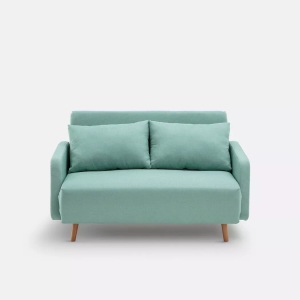 LA REDOUTE INTERIEURS, 2er-Sofa COSICO mit Schlaffunktion, La Redoute Intérieurs - 2-Sitzer-Schlafsofa Cosico, 2P, Türkisblau
