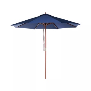 Beliani, Beliani TOSCANA II Sonnenschirm, Beliani - Marktschirm aus Polyester TOSCANA, One Size, Dunkelblau