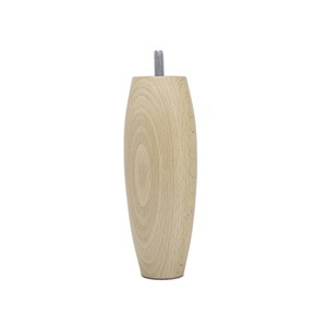 LA REDOUTE INTERIEURS, 4er-Pack Bettfüsse, oval, La Redoute Intérieurs - 4er-Pack Bettfüsse in ovaler Form, 4 Stück, Braun