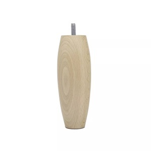 LA REDOUTE INTERIEURS, 4er-Pack Bettfüsse, oval, La Redoute Intérieurs - 4er-Pack Bettfüsse in ovaler Form, 4 Stück, Braun