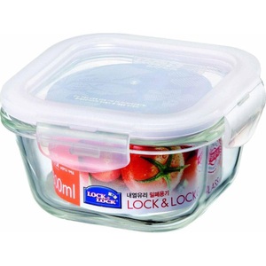 Lock & Lock, Lock & Lock Lock & Lock Vorratsbeh?lter Boroseal, Ofenglasbehälter mit Deckel quadratisch 0.3l 12x12x6.5cm