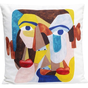 Kare Design, Kissen Artistic Face 45x45, Kissen Artistic Face 45x45