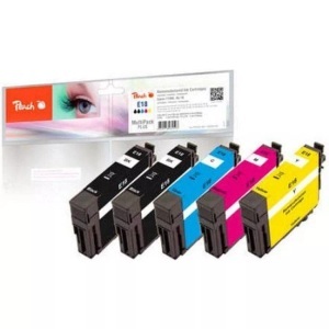 Peach, Peach Spar Pack Plus Tintenpatronen, kompatibel zu Epson No. 18, Peach Spar Pack Plus Tintenpatronen, kompatibel zu Epson No. 18