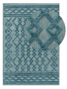 Benuta, In- & Outdoor-Teppich Bonte Türkis In- & Outdoor-Teppich Bonte Türkis, 