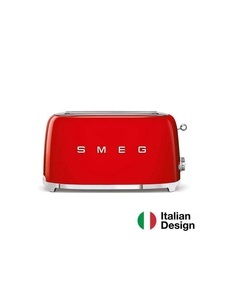 SMEG, SMEG 50's Retro Style Langschlitztoaster 2 Scheiben rot, SMEG 50's Retro Style Langschlitztoaster 2 Scheiben rot