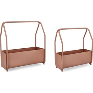mutoni lifestyle, Blumenkasten Keyra braun (2er-Set), Blumenkasten Keyra braun (2er-Set)