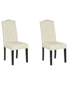 Beliani, Esszimmerstuhl aus Polyester Retro SHIRLEY Esszimmerstuhl aus Polyester Retro SHIRLEY, 