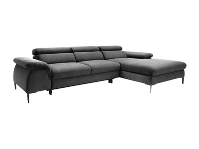 Pascal Morabito, Ecksofa mit Schlaffunktion - Ecke rechts - Samt - Anthrazit - SEPINA von Ecksofa mit Schlaffunktion - Ecke rechts - Samt - Anthrazit - SEPINA von PASCAL MORABITO