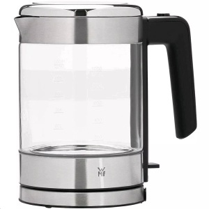 Wmf, WMF KÜCHENminis - Glas-Wasserkocher (Transparent/Silber), WMF KÜCHENminis 1,0l Wasserkocher ? Silber