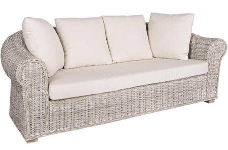 mutoni Garten Deluxe, Gartensofa mit Kissen Coba (3-Sitzer), Gartensofa mit Kissen Coba (3-Sitzer)