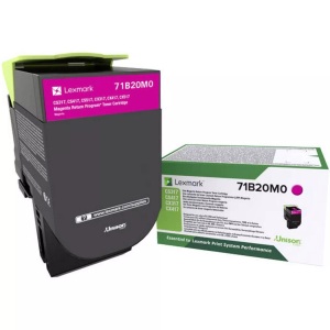 Lexmark, Lexmark Rückgabe Toner CS317 CS417 CS517 CX317 CX417 CX517 71B20M0 Original Magenta 2300 Seiten, Lexmark Toner 71B20M0 Magenta