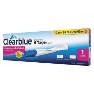 Clearblue, Clearblue Schwangerschaftstest Frühe Erkennung (1 Stück), CLEARBLUE Frühe Erkennung Schwangerschaftstest 1 Stück