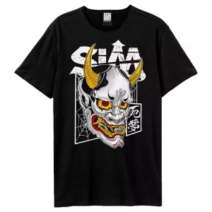 Amplified, Amplified - Samuria Mask TShirt, für Herren, Schwarz, Größe XL, Amplified - Samuria Mask TShirt, für Herren, Schwarz, Größe XL
