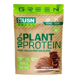 Ultimate Sports Nutrition, USN 100% Plant Protein, 900g, USN 100% Plant Protein 900g