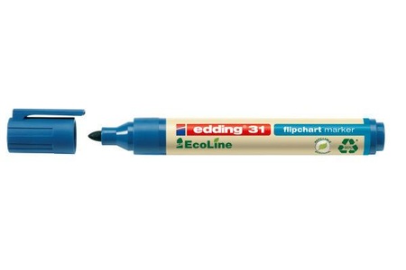 edding, EDDING Flipchart Marker 31 1.5-3mm 31-3 blau, Edding 31, Flipchart Marker, 1.5-3mm, blau, 4-31003
