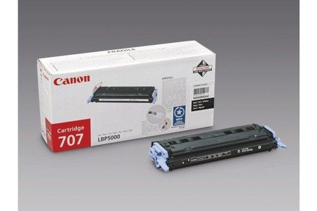 Canon, Original Tonerpatrone schwarz Canon 707 bk, Canon - Toner-Modul 707 schwarz 9424A004 LBP 5000 2500 Seiten, One Size