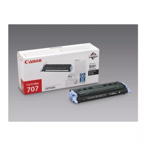 Canon, Original Tonerpatrone schwarz Canon 707 bk, Canon - Toner-Modul 707 schwarz 9424A004 LBP 5000 2500 Seiten, One Size