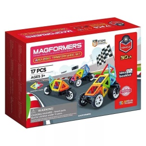 MAGFORMERS, Magformers Amazing Transform, 17 Teile, Magnet-Bausatz MAGFORMERS 278-59 AMAZING TRANSFORM WHEEL SET 17-teilig