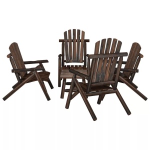 vidaXL, vidaXL 5-tlg. Garten-Lounge-Set Massivholz Fichte, vidaXL 5-tlg. Garten-Lounge-Set Massivholz Fichte