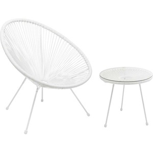 Kare Design, Gartenset Acapulco weiss (2-tlg), KARE Design - Gartenset Acapulco weiss (2-tlg), One Size, Weiss