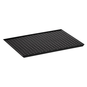 Yamazaki, Yamazaki - Abtropfmatte TOWER - schwarz - Kunststoff - 30.7/42.5 cm, Yamazaki Abtropfgestell Tower Schwarz