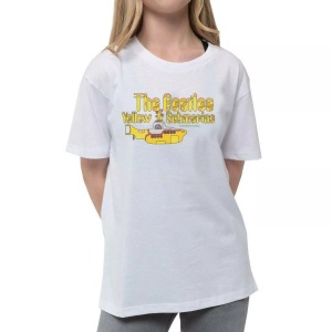 The Beatles, Yellow Submarine Nothing Is Real Tshirt Mädchen Weiss 92, The Beatles - Yellow Submarine Nothing Is Real TShirt, 92, Weiss