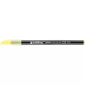 edding, edding Fasermaler 1200 Pastellgelb, Edding 1200, Faserschreiber, 0,5-1mm, Pastell, Honigmelone, 1200-083
