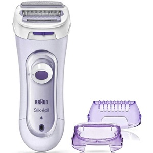 Braun, Braun Silk-épil Lady Shaver LS 5560 - Damenrasierer (Violett), 