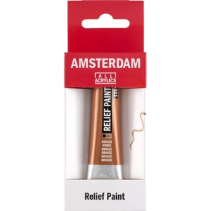 Amsterdam, Amsterdam Acrylfarbe Reliefpaint 811, 20 ml, Bronze, Amsterdam Acrylfarbe Reliefpaint 811, 20 ml, Bronze