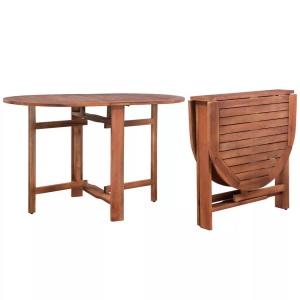 Diverse Hardware, Garten-Esstisch Akazienholz Massiv Oval 120x70x74 cm