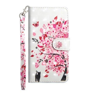 Cover-Discount, iPhone 8 / 7- Etui Ledertasche Baum Glitzer Effekt, Cover-Discount - iPhone 8 / 7- Etui Glitzer Effekt, Weiss Bunt