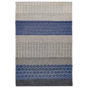 Beliani, Teppich aus Wolle Modern AKKAYA Teppich aus Wolle Modern AKKAYA, Beliani - Teppich aus Wolle Retro AKKAYA, 160X220CM, Rauch