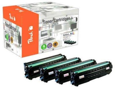 Peach, Peach Spar Pack Tonermodule kompatibel zu Samsung CLT-503L, Peach S503 4 Toner (bk, c/m/y) ersetzt Samsung CLT-503L für z.B. Samsung ProXpress C 3000, Samsung ProXpress C 3010 ND