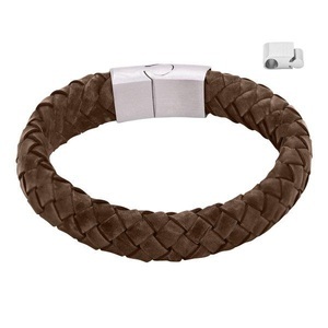 Heideman, Lederarmband Enno Unisex Braun 21cm, Heideman - Lederarmband Enno, 21cm, Braun