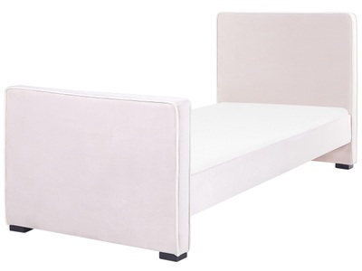 Bett mit Lattenrost aus Samtstoff Modern TEENIE Bett mit Lattenrost aus Samtstoff Modern TEENIE