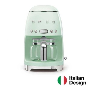 SMEG, Filter-kaffeemaschine Pastell Serie 50 Jahre Unisex Grün, Smeg DCF02PGEU Filterkaffeemaschine Pastellgrün