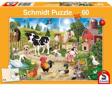 Schmidt Spiele, Animal Club, Bauernhof (Kinderpuzzle), Animal Club Bauernhof (Kinderpuzzle)