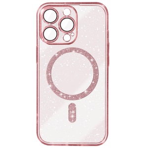 Avizar, MagSafe Glitter Hülle iPhone 15 Pro, Avizar - MagSafe Glitter Hülle iPhone 15 Pro, Rosa