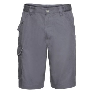 Russell, Workwear Twill Shorts Cargoshorts Unisex Grau W38, Russell - Workwear Twill Shorts CargoShorts, W38, Grau
