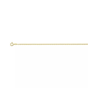 MUAU Schmuck, Collier Anker Gelbgold 585, 1.8mm, 70cm Unisex Gelbgold 70 CM, MUAU Schmuck - Collier Anker Gelbgold 585, 1.8mm, 70cm, 69.5CM,