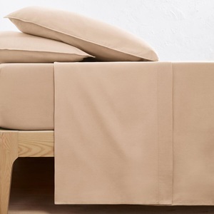 LA REDOUTE INTERIEURS, Leintuch Scenario aus vorgewaschener Baumwolle Leintuch Scenario aus vorgewaschener Baumwolle, La Redoute Intérieurs - Leintuch Scenario aus vorgewaschener Baumwolle, 240X290CM, Beige