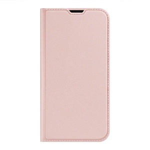 Dux Ducis, Dux Ducis - iPhone 13 Flip Wallet Cover Leder Tasche - Roségold, 