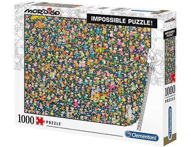 Clementoni, Clementoni - Puzzle Impossible Mordillo 1000Tlg 69X 50Cm - 8 Jarhe, Impossible Puzzle! - Mordillo