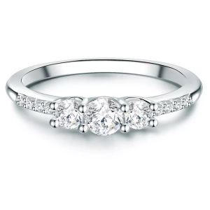 Tresor 1934, Damen Ring Damen Silber 54, Trilani - Ring, 54, Silber