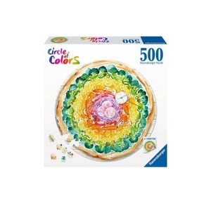 Ravensburger, Puzzle Circle of Colors Pizza (500Teile), Circle of Colors Pizza