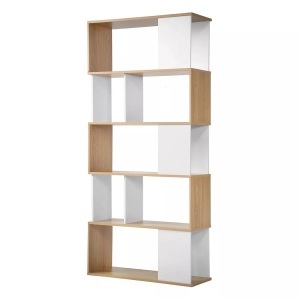 Casâme, Bücherregal in Weiß- und Eichendekor Bücherregal in Weiß- und Eichendekor, Calicosy - Bücherregal in Weiß- und Eichendekor, One Size, Weiss