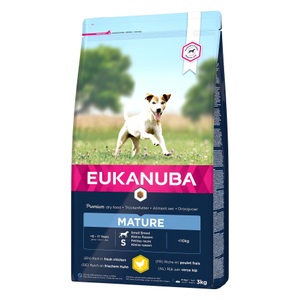 Eukanuba, Eukanuba Senior Chicken Small 3kg Hunde Trockenfutter, Eukanuba Mature Dog Small Breed Huhn - 3 kg